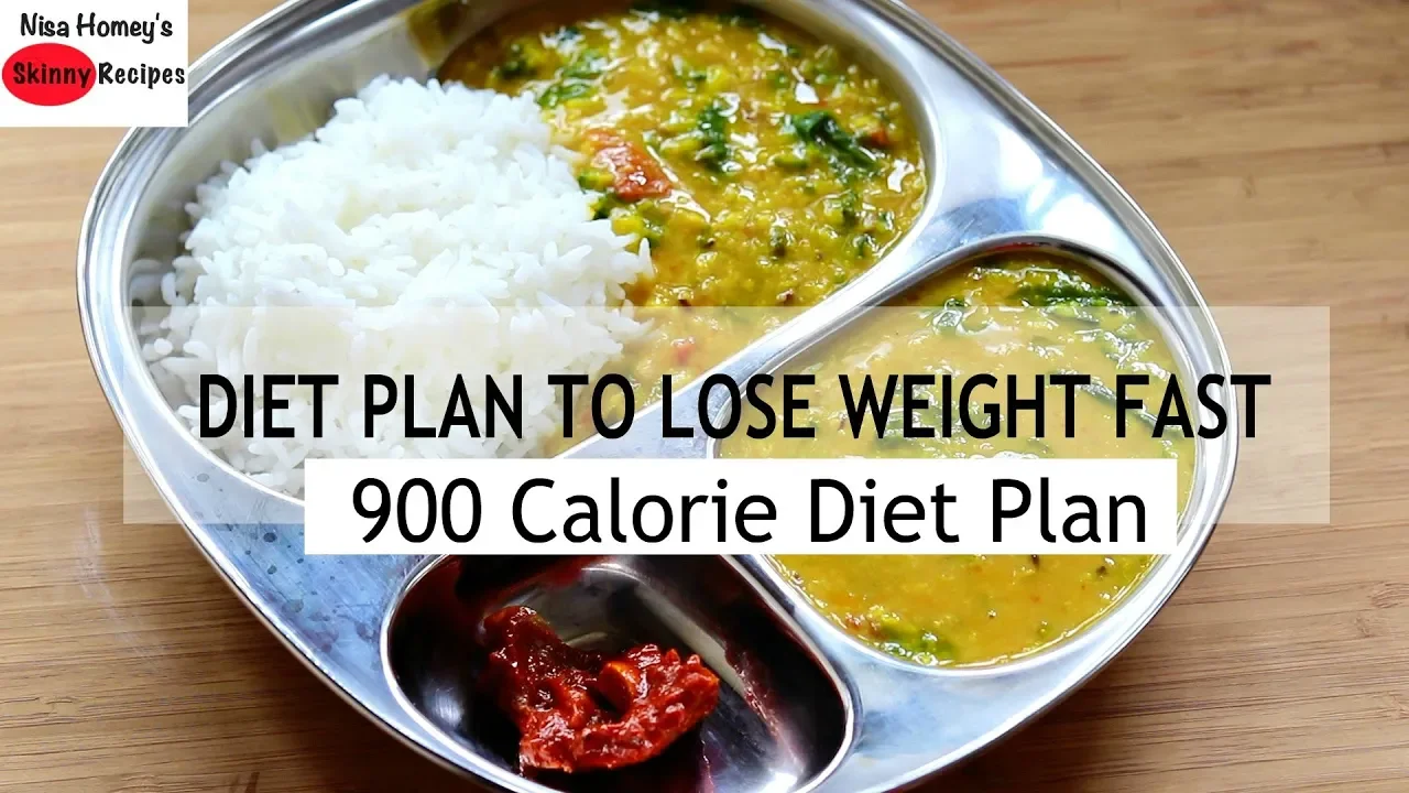 Diet Plan To Lose Weight Fast - 900 Calories - Full Day Meal Plan For Weight Loss   Skinny Recipes