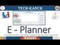 Live Demonstration of E-Planner using Java Swing GUI API Practice Project TechRanch