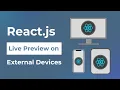 How to Simultaneously Your React js App on PC Mobile Tablet Using Vite External Devices