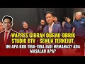 Lagu Wapres Gibran Obrak-abrik Studio TV ini! ada masalah apa? Semua terkejut!