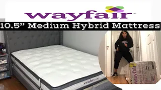 Unboxing Mattress from WAYFAIR Matress in a BOX