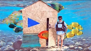 جعل منزل تحت الماء تحت الماء التحدي 