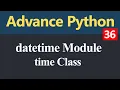 time Class in Python Hindi