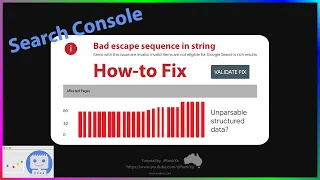 How-to Fix Unparsable Structured Data Bad Escape Sequence in String