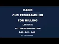 HOW TO USE CUTTER COMPENSATION ON A CNC MILL