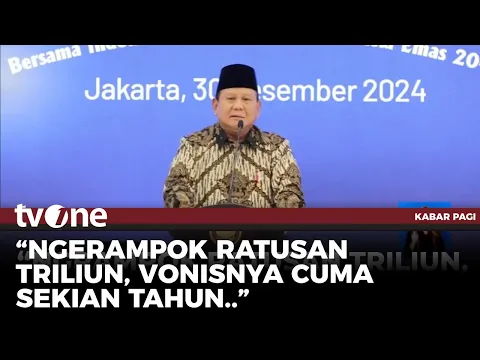 Kritik Vonis Ringan Harvey Moeis, Prabowo: Harusnya 50 Tahun Penjara