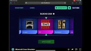 Day 1 of me trying to beacon in minecraft case simulator