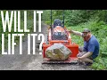 Kubota BX Maximum Boulder Capacity