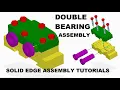 Double bearing assembly parts design and assembly in solid edge solid edge assembly tutorial