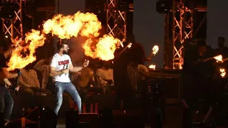 سيف نبيل يزلزل المسرح باغنية ليله ورا ليله حفل السعوديه دندنها
