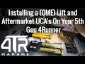 A Detailed Guide To Installing a OME Lift and Aftermarket UCA s On Your 5th Gen 4Runner