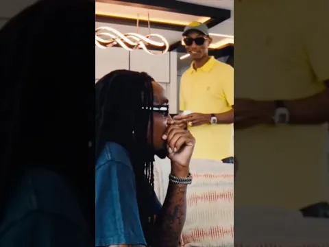 Pharrell Williams & Quavo recording a new Song on a Yacht together! 🔥 🎶