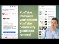 Download Lagu YouTube Removed your content YouTube community guidelines removal