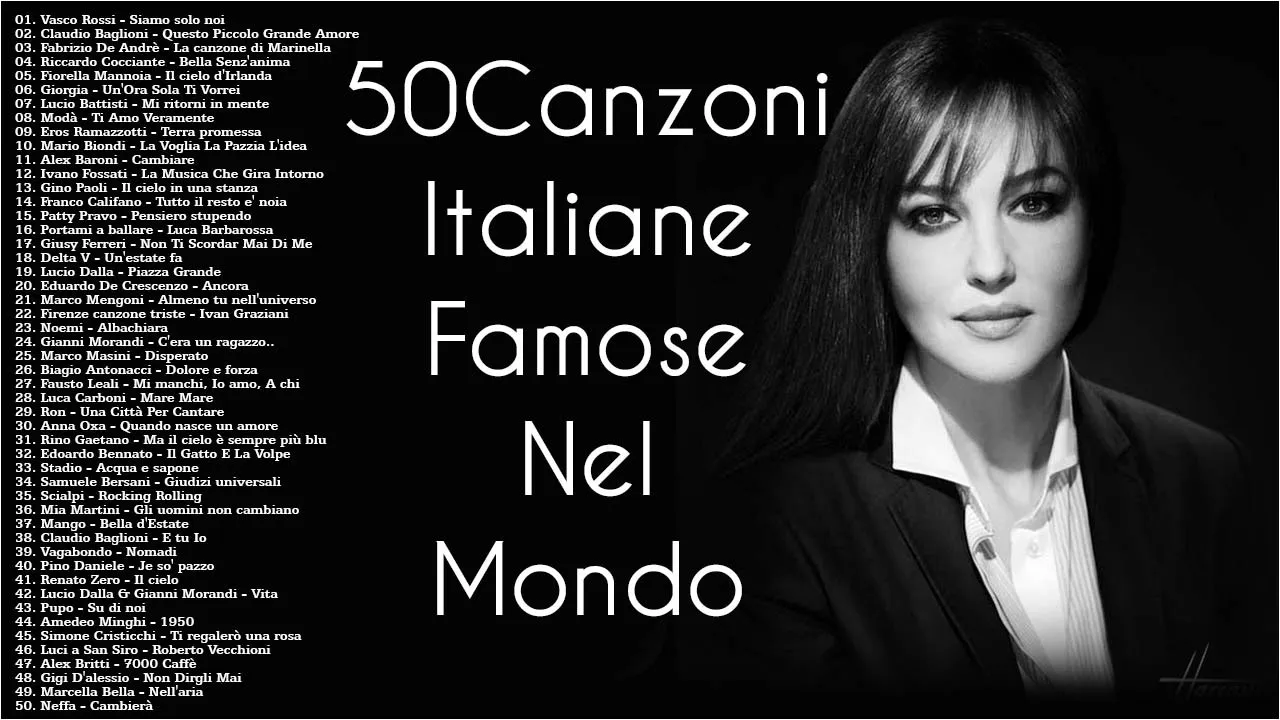 50 Canzoni Italiane Famose Nel Mondo - il meglio della musica italiana - Italian music