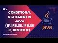 Conditional statement in java if if else if else if nested if zero to hero saral programming