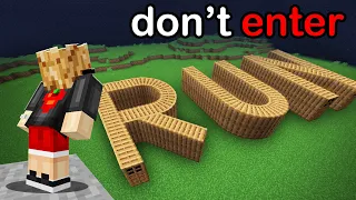 What's Inside Minecrafts LONGEST SCARY Door