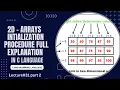 2D - arrays in C Programming Language 3 ways of Intialization Lecture 31 part 2