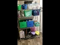 Hyper tough 4 Shelf metal storage rack review baking organization dollar tree organization
