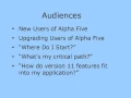 alpha five v11 tutorial 1