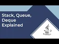 Stack Queue Deque Java Collection Framework