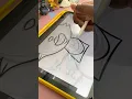 Drawing a couple dance as a coloring page