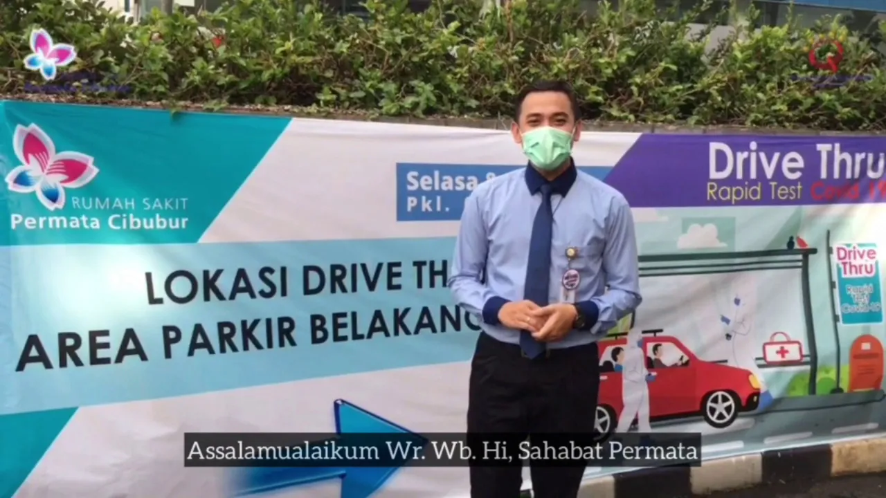 Drive Thru Rapid Test Covid-19 #PakeHalodoc. 