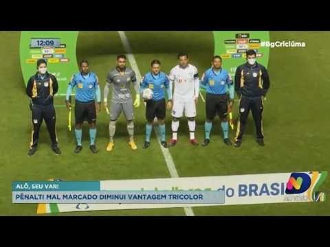 Em jogo com pênalti polêmico, Criciúma vence o Fluminense pela Copa do Brasil