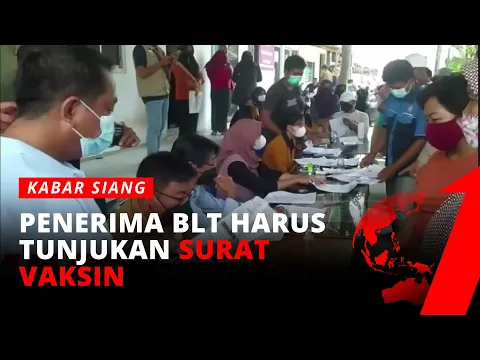 CATAT! Penerima BLT Kini Wajib Menunjukan Surat Vaksin