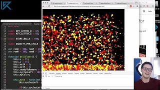 How to Code Many Objects - Gamkedo Fundamentals Particles Demo