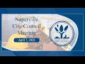 Naperville City Council Meeting - April 7 2026