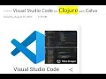 Visual Studio Code for Clojure with Calva