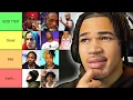 The MOST HONEST Rapper Tier List Ever