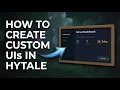 How To Create Custom UIs in Hytale in Java