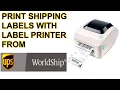 How to Print Shipping labels from UPS Worldship Desktop Software on Windows Tutorial UPDATED 2019