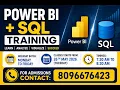 Power BI SQL Training BATCH START DATE 26TH MAY 2026 7 30 AM TO 8 30 AM