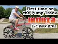New Monza 24 BMX at Kinetic Park My First Pump Track Experience - 80s Style