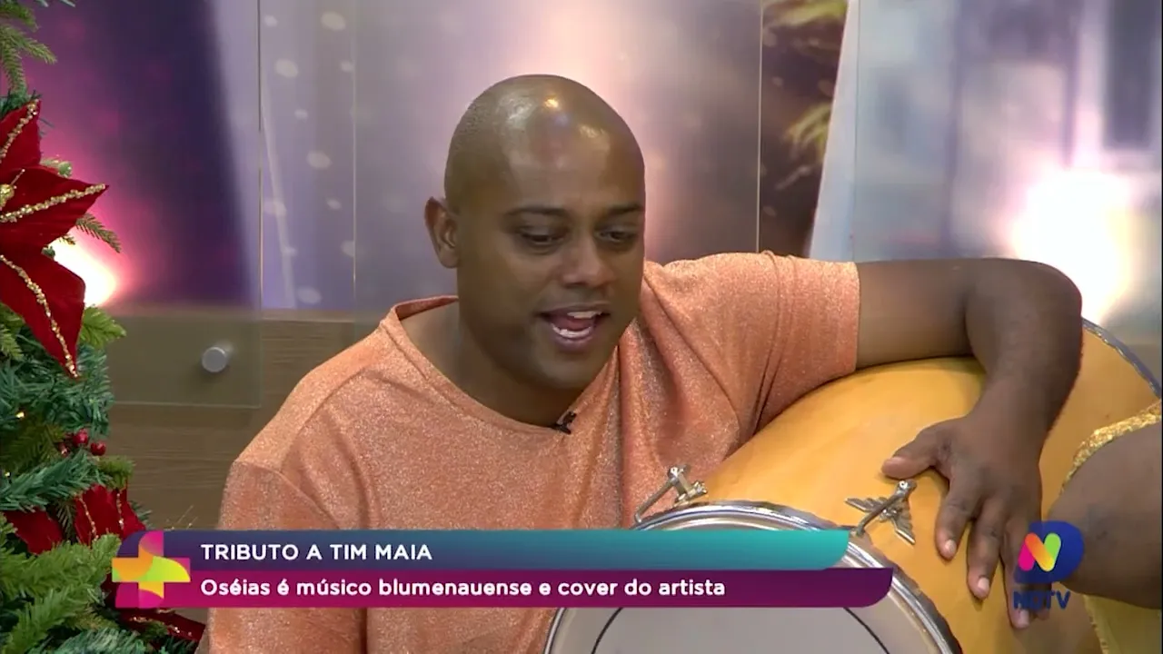Tributo a Tim Maia: Oséias é músico blumenauense e cover do artista