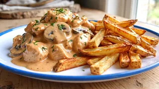 POLLO CON NATA (Crema de Leche): Receta Fácil y Cremosa