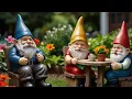 Garden Gnome Ambience - 3 Hrs of Gnomes Flower Gardens Whimsical Classical Music