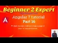 Angular Login Page part-4 How to auto-redirect user to login page if unauthorized 401