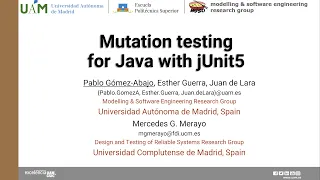 Mutation testing for Java with JUnit5 Tool demo