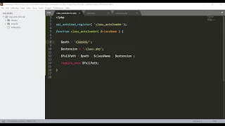 Part 2 How to load classes automatically in OOP PHP PDO