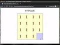 Creating 15 Puzzle game in JavaScript - part 2
