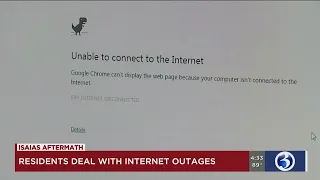 Residents still dealing with internet outages