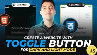 Building a Mode Toggle for Your Website Using HTML CSS and JavaScript Free Code