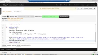 Web development using web2py and python part 29