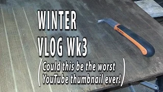 Fixing the hole! (is this the worst thumbnail ever?) Winter refit Vlog part 3.