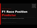 Formula1 Race Position Prediction