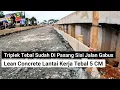 Download Lagu masuk tahap bekisting sisi jalan raya kali gabus tambun bekasi, ketebalan lantai kerja LC 5 cm