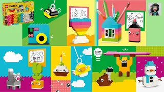 12 NEW SUB SETS Lego classic 11042 ideas How to build easy